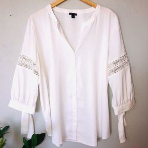 Ann Taylor peasant style blouse